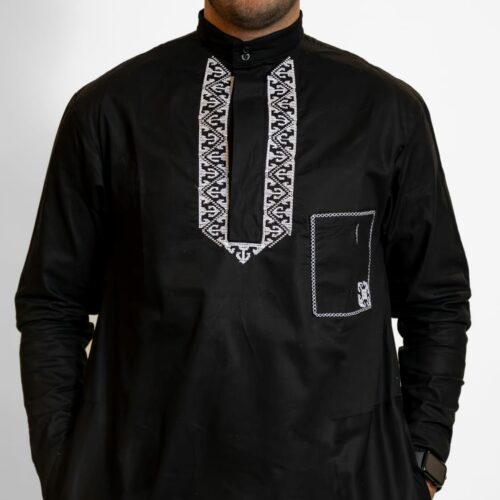 Djalaba Traditionnelle Noire