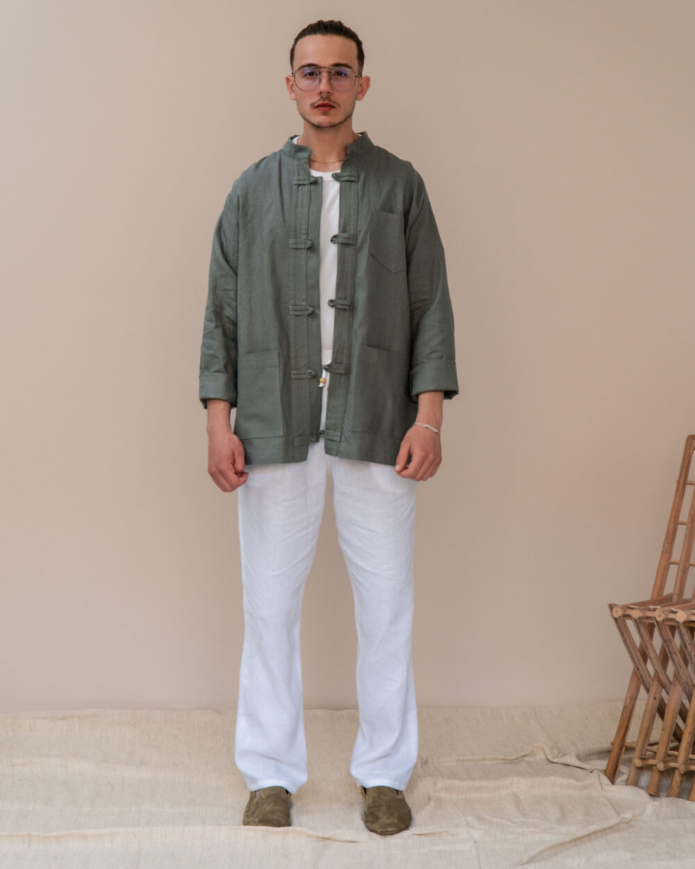 Veste Dengri 100% Lin Homme