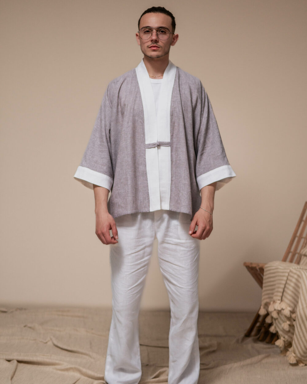 Set Salerno 100 % Lin Homme