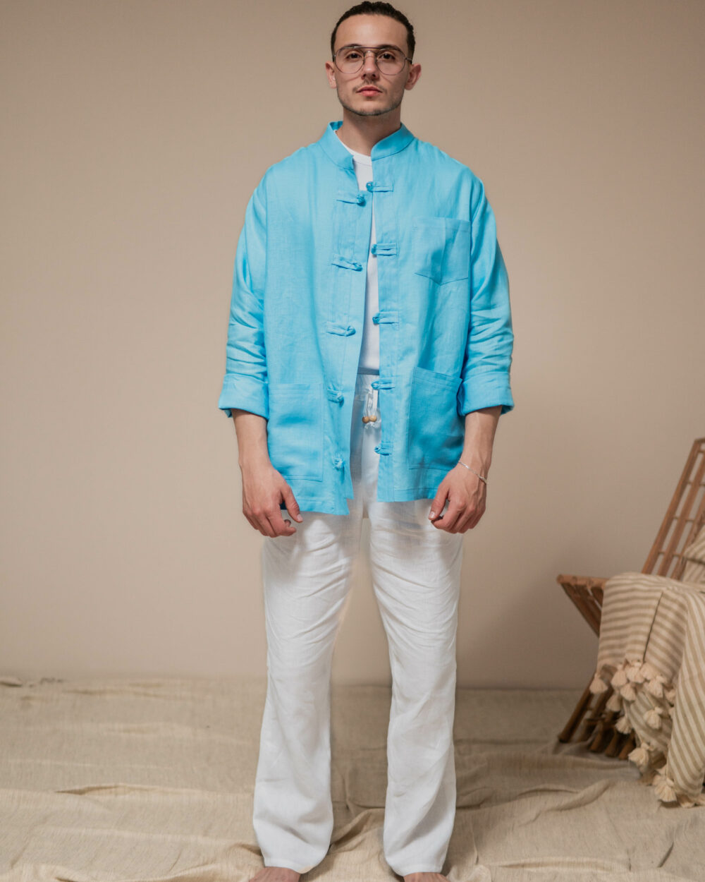 Veste Dengri 100 % Lin Homme