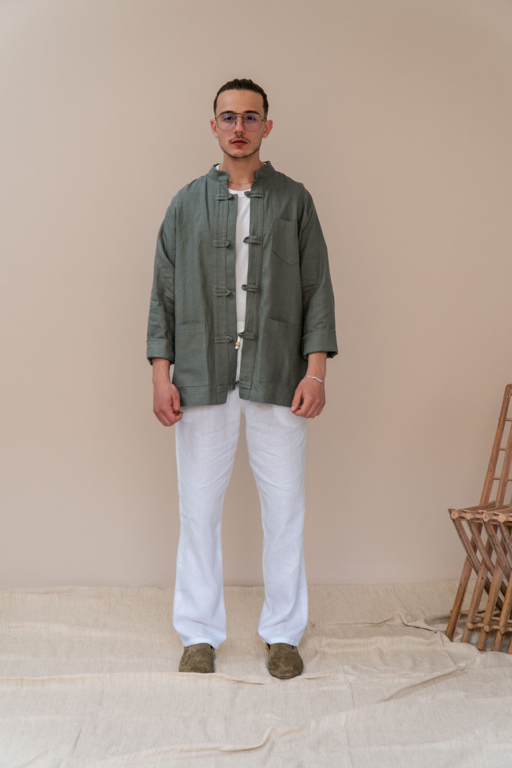 Veste Dengri 100% Lin Homme