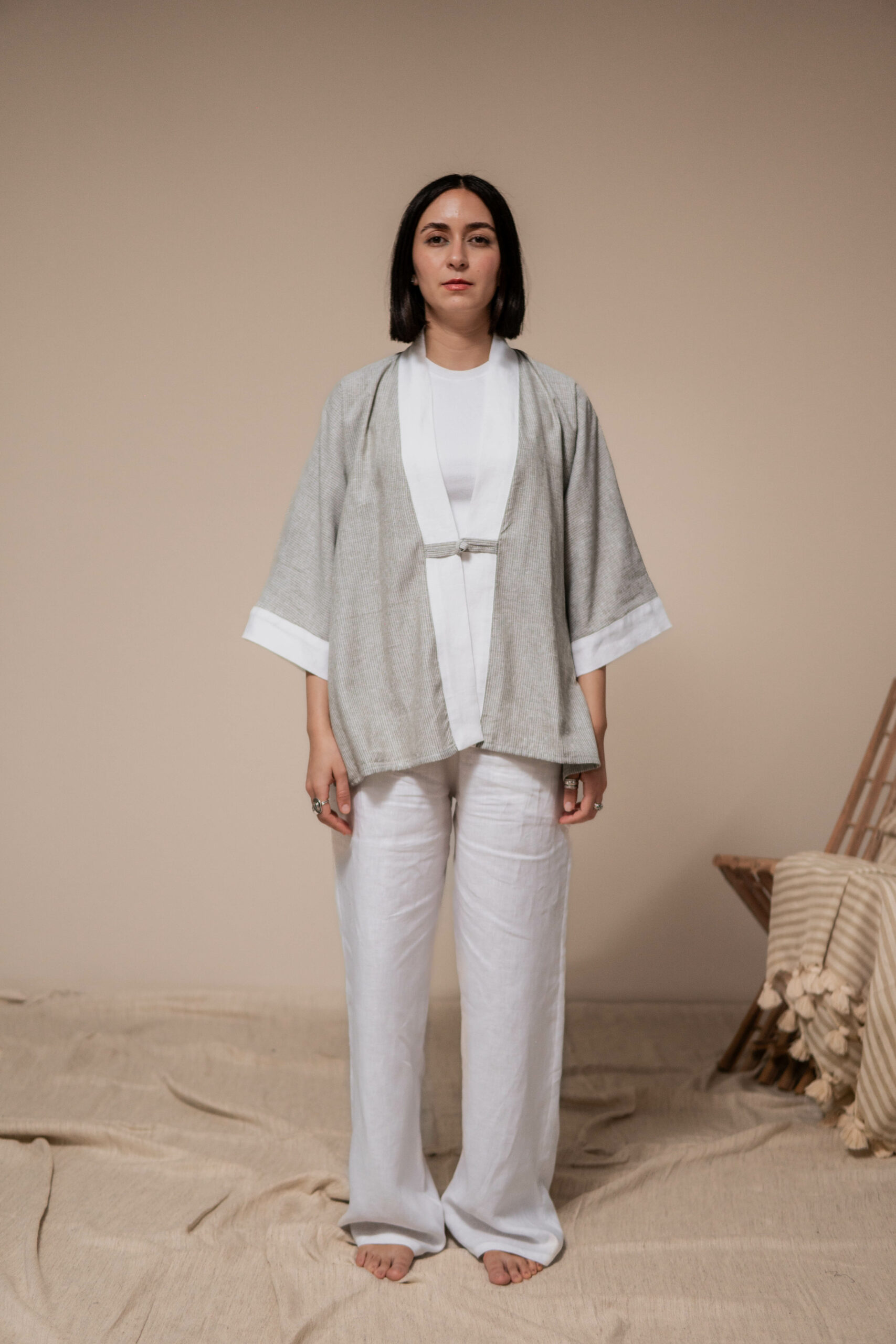 Set Salerno 100 % Lin Femme